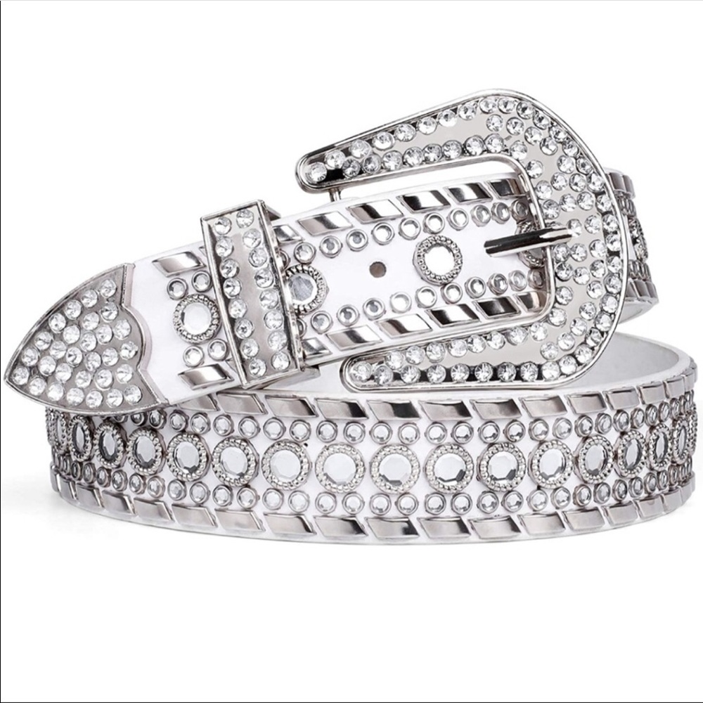 NEW Rhinestone Studded Bling Belt